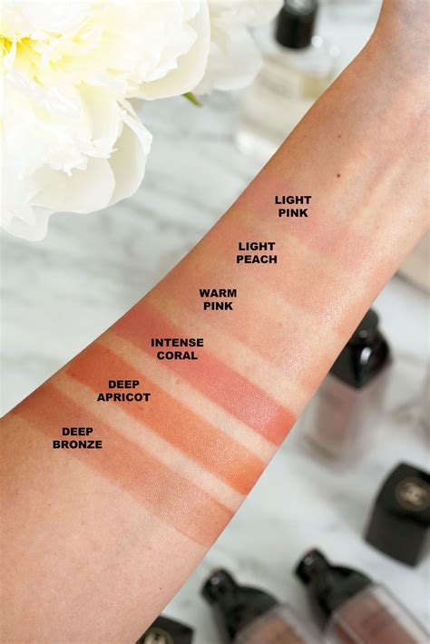 chanel fresh water foundation|chanel les beiges colour chart.